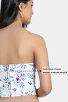 Zivame Non-Padded Short Slip Corset - Purple Print — thumbnail 8